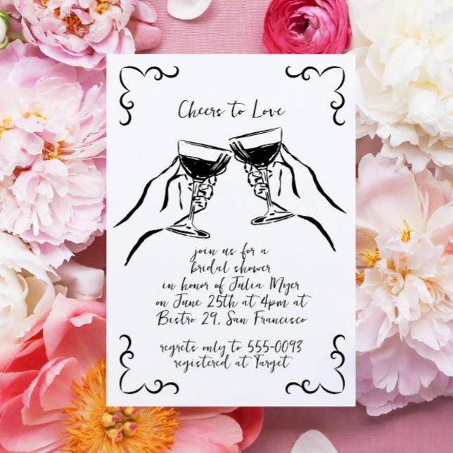 Invitation Whimsical Funky encourage à aimer la Fête des mari (Créateur téléchargé)