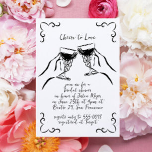 Invitation Whimsical Funky encourage à aimer la Fête des mari
