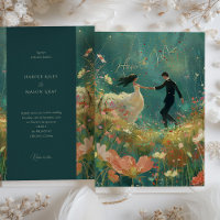 Whimsical Garden Dance - Turquoise et Mariage de c