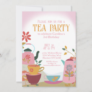 Invitation Whimsical Garden Fairytale Tea Party