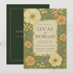 Invitation Whimsical Garden Wedding