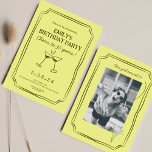 Invitation Whimsical Green Funky Cheers Bières 30 e anniversa<br><div class="desc">Hand Drawn Funky Cheers Bières 30 e anniversaire</div>