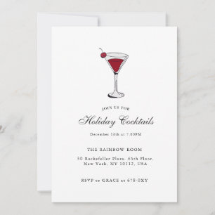 Invitation Whimsical Joyful Festive Cocktails