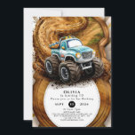 Invitation Whimsical Kids Road Monster Truck Anniversaire<br><div class="desc">Préparez-vous à vous lancer dans une aventure fantastique avec notre invitation Whimsical Kids' Road Monster Truck Birthday! Ce design ludique donne le ton d'une fête amusante avec ses couleurs vives et son motif de monstre charmant. Entièrement personnalisable et disponible en téléchargement instantané, c'est la meilleure façon d'invitation vos invités à...</div>