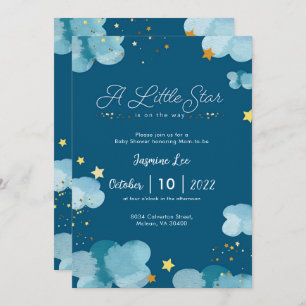 Invitation Whimsical Little Star Baby shower