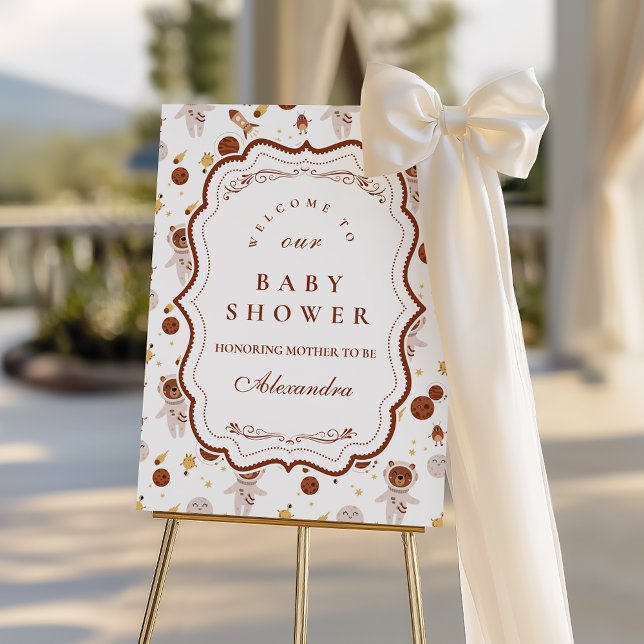 Invitation Whimsical Little Universe Baby Shower (Créateur téléchargé)