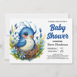 Invitation Whimsical Moderne Boy Baby shower Boy