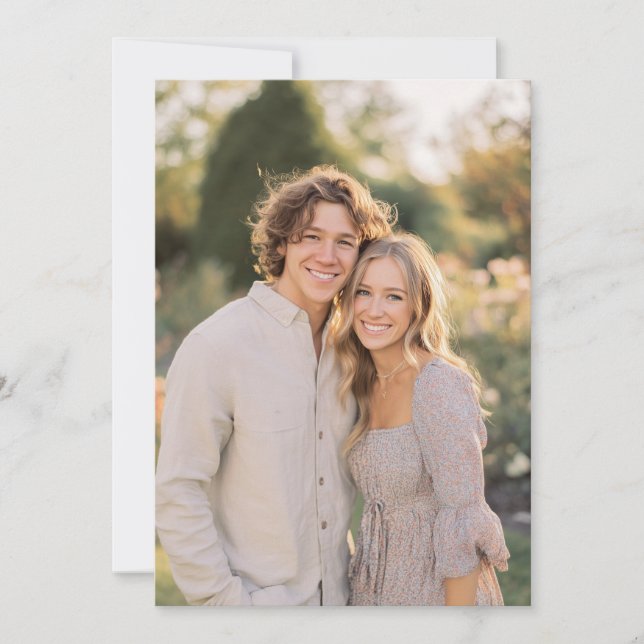 Invitation Whimsical Pastel Floral Photo (Devant)