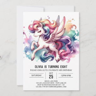Invitation Whimsical Printable Horse Anniversaire
