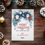 Invitation Whimsical Winter Wings & Birds Noël<br><div class="desc">Voici notre carte de Noël "Whimsical Winter Wives" en aquarelle! Répandez la joie et la chaleur de la saison des Fêtes avec notre design enchanteur et élégant de carte de Noël. Inspirée par la beauté de l'hiver et la magie de Noël, cette création artistique séduira vos proches et laissera une...</div>