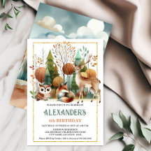 Whimsical Woodland fête d'anniversaire