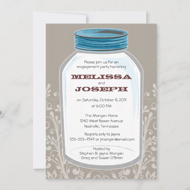Invitation Whimsy Mason Jar (Devant)