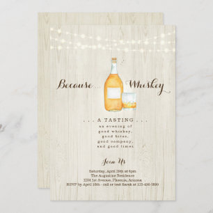 Invitation Whiskey Tasting Party