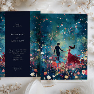 Invitation Whisper Stardust - Mariage Floral de Bourgogne et