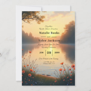 Invitation Whispers au bord de l'eau