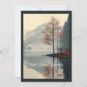 Invitation Whispers of Autumn Reflection