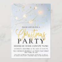 White Gold Star Confetti Lights Corporatif Noël