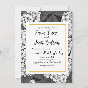 Invitation White hydrangea