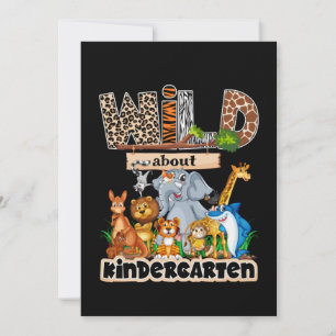 Invitation Wild About Kindergarten