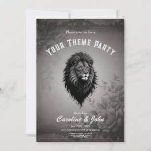 Invitation Wild Grace : portrait saisissant d'un lion