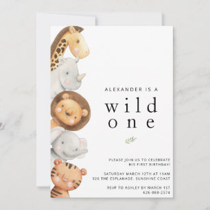 Invitation Wild One 1er anniversaire