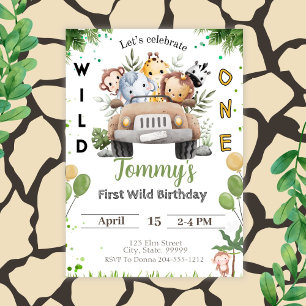 Invitation Wild One 1er anniversaire