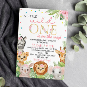 Invitation Wild One Baby shower