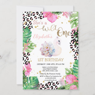 Invitation Wild One, Fleur Cygne quitte son premier anniversa