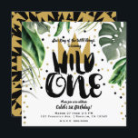 Invitation Wild One King of Things Crown 1st Birthday Party<br><div class="desc">Personnaliser pour tout événement</div>