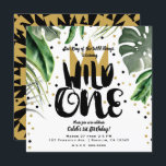 Invitation Wild One King of Things Crown 1st Birthday Party<br><div class="desc">Personnaliser pour tout événement</div>