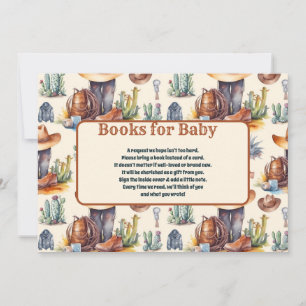 Invitation Wild West Cowboy Baby showers Livres pour bébé