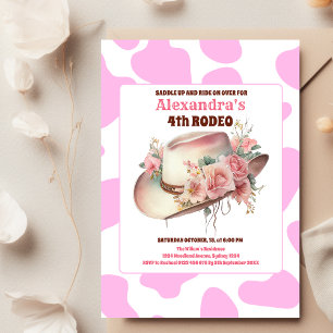 Invitation Wild West Cowgirl Pays Western Anniversaire Party
