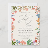 Wildflower Handscript Nothing Fancy Just Love