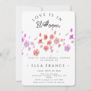 Invitation Wildflower Love Is in Bloom Baby Shower de mariage