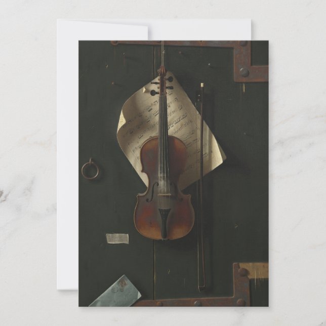 Invitation William Harnett Le Vieux Violon (Devant)