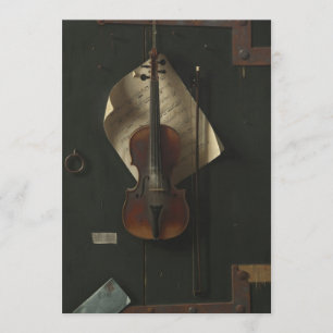 Invitation William Harnett Le Vieux Violon