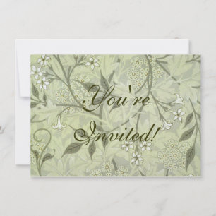 Invitation William Morris Jasmine Botanique