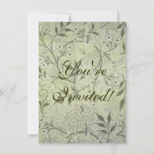 Invitation William Morris Jasmine Botanique
