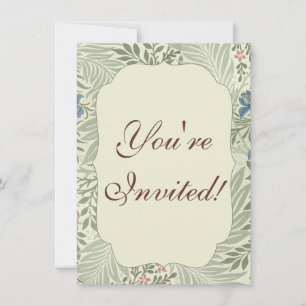 Invitation William Morris Larkspur Fond d'écran floral