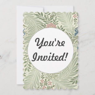 Invitation William Morris Larkspur Fond d'écran floral