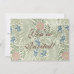 Invitation William Morris Larkspur Fond d'écran floral