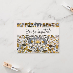 Invitation William Morris Lodden Fleur florale