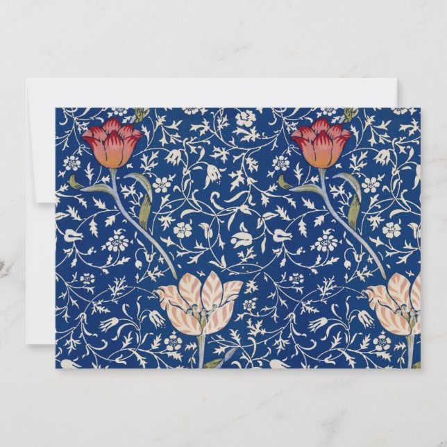 Invitation William Morris Motif Medway (Devant)