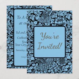 Invitation William Morris Particularités Florales Anénome d'o
