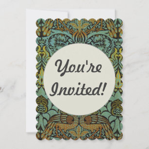 Invitation William Morris Peacock Dragon Fond d'écran