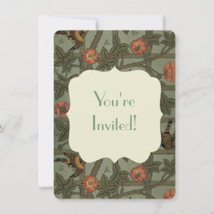 Invitation William Morris Trellis Wallpaper Art