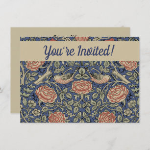 Invitation William Morris Tudor Fond d'écran Rose