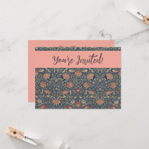 Invitation William Morris Tudor Fond d'écran Rose