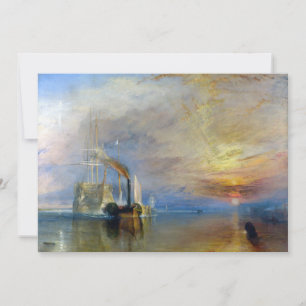 Invitation William Turner - Le Temeraire de combat