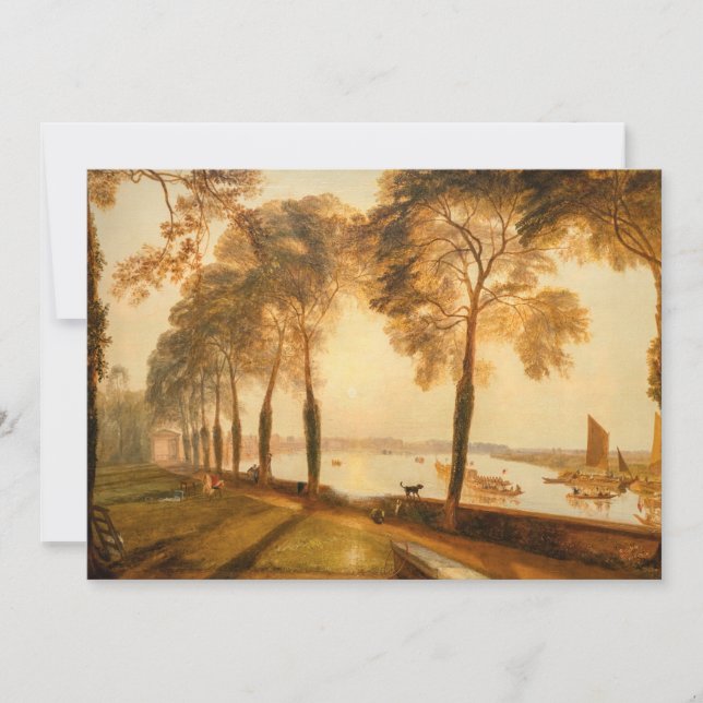Invitation William Turner - Terrasse de Mortlake (Devant)